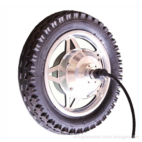 Xiongda 12 Inch 300W Electric Scooter Brushless Geared Hub Motor Conversion Kit - 36V